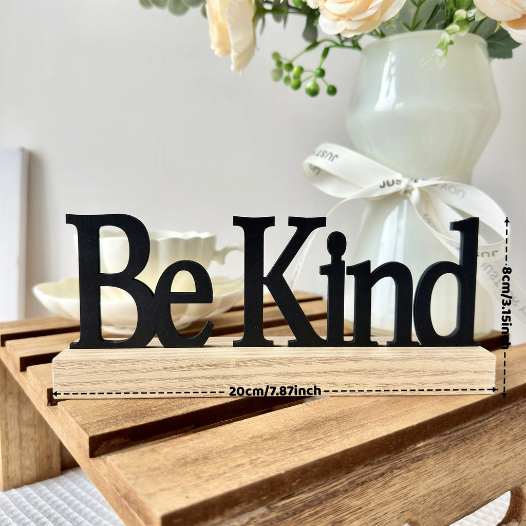 Inspirational Wooden Table Sign