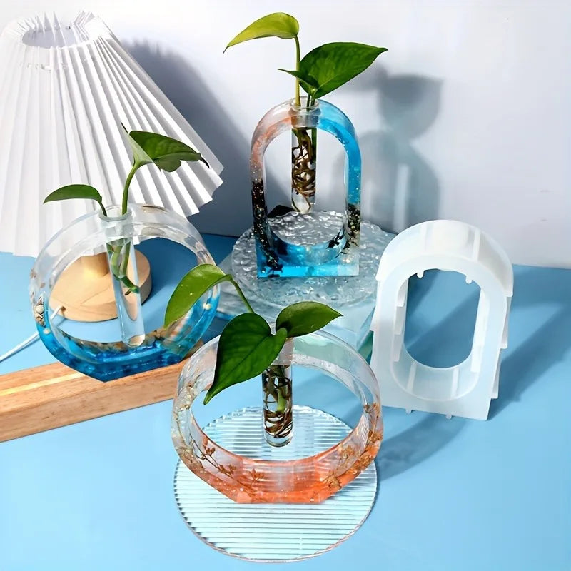 Arched Flower Pot Silicone Mold - DIY Planter & Vase Casting Mold