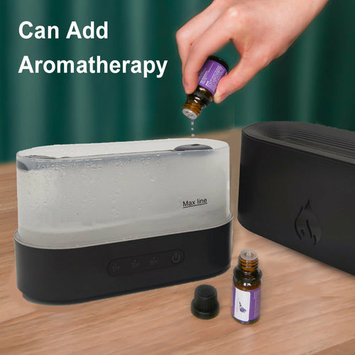 Flame‑Effect Essential Oil Diffuser with Timer – 250 ml