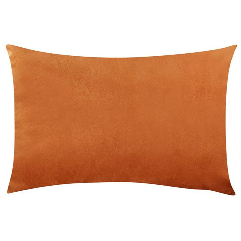 Luxury Velvet Cushion Cover - Elegant Rectangular Pillow Case for Sofa & Bedroom