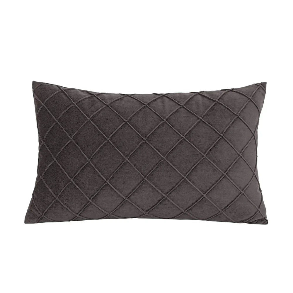 Soft Velvet Cushion Cover - Nordic Style Pillow Case 12x20"