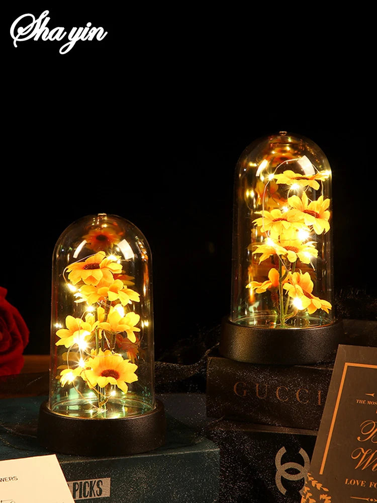 Eternal Sunflower Gift Set - Thoughtful Keepsake for Mother's Day, Graduation & Special Occasions