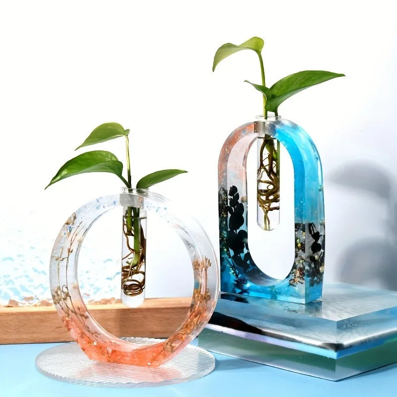 Arched Flower Pot Silicone Mold - DIY Planter & Vase Casting Mold