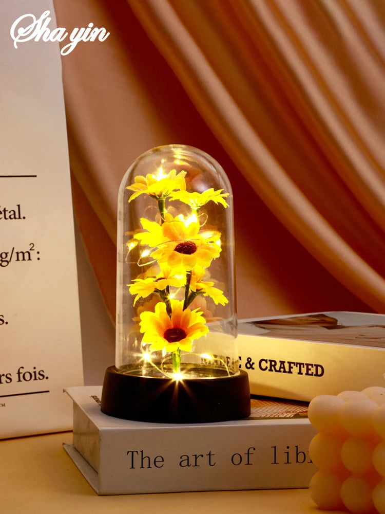 Eternal Sunflower Gift Set - Thoughtful Keepsake for Mother's Day, Graduation & Special Occasions