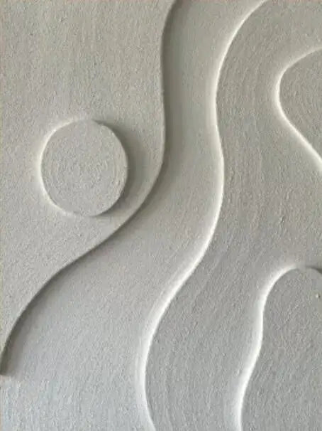 Abstract 3D Textured Canvas Wall Art - Modern Boho Home Decor