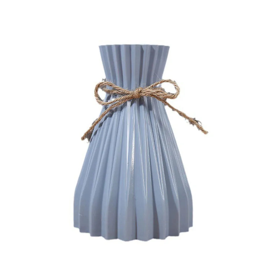Sculptural Pleated Vase for Dried Flowers