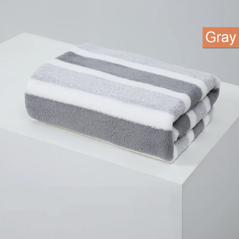 Ultra-Absorbent Bath Towel - Soft & Quick-Drying Terry Cloth for Bathroom