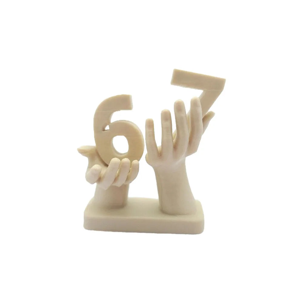 Decorative Number Ornament - Personalized Home Decor for Desk & Shelf