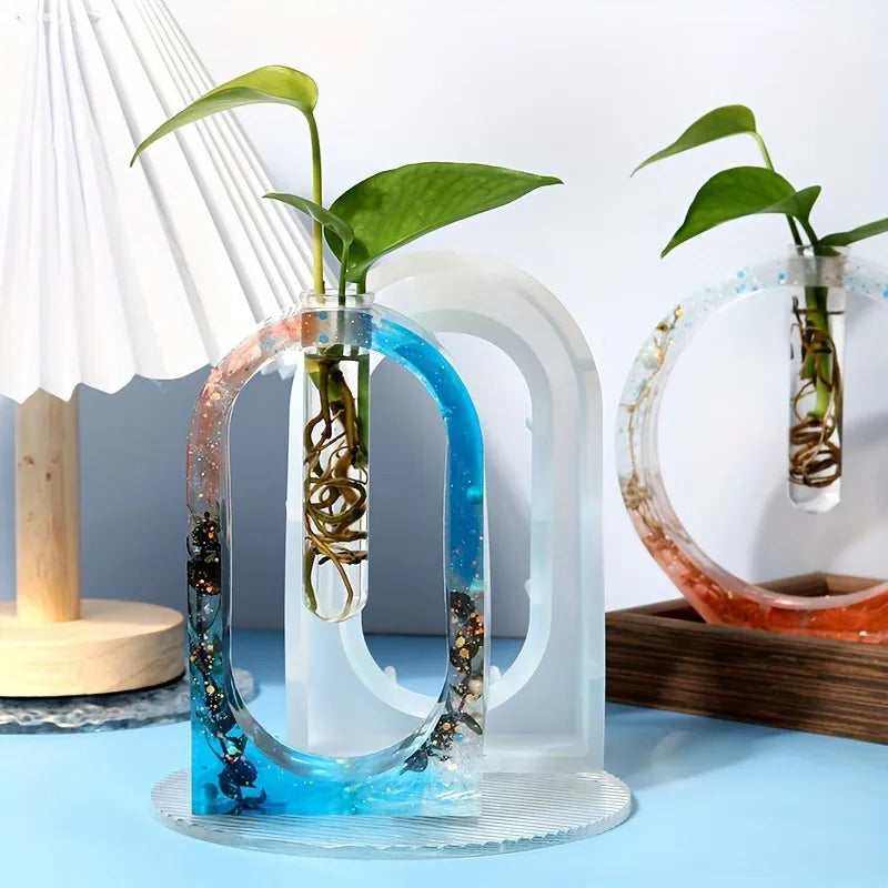 Arched Flower Pot Silicone Mold - DIY Planter & Vase Casting Mold