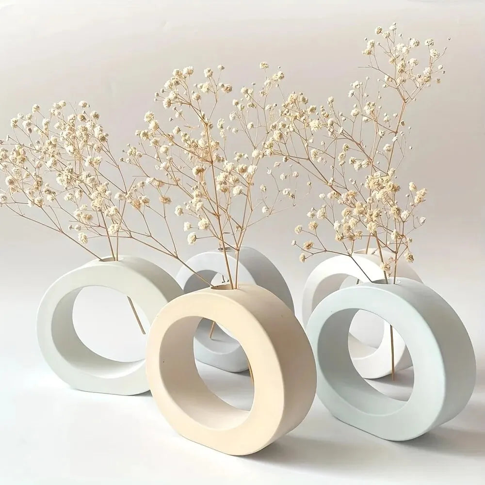 Arched Flower Pot Silicone Mold - DIY Planter & Vase Casting Mold
