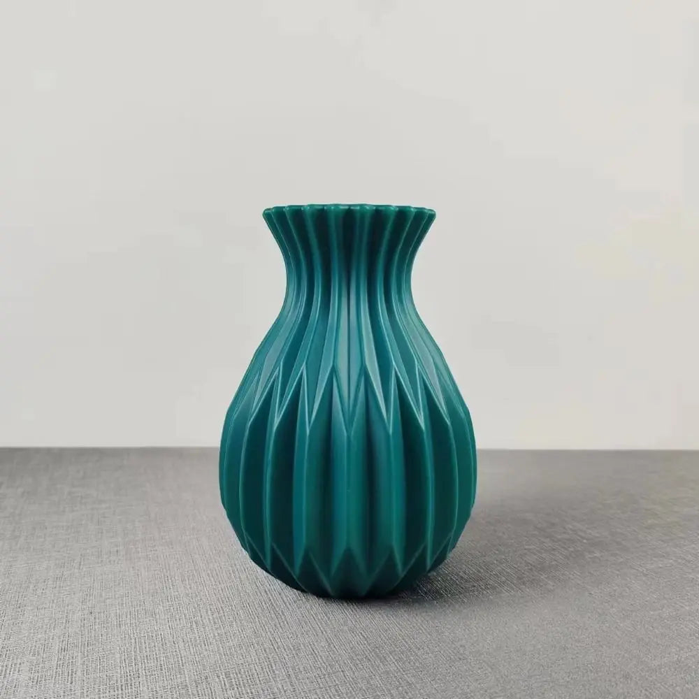 Nordic Tall Plastic Vase - Modern Unbreakable Flower Pot