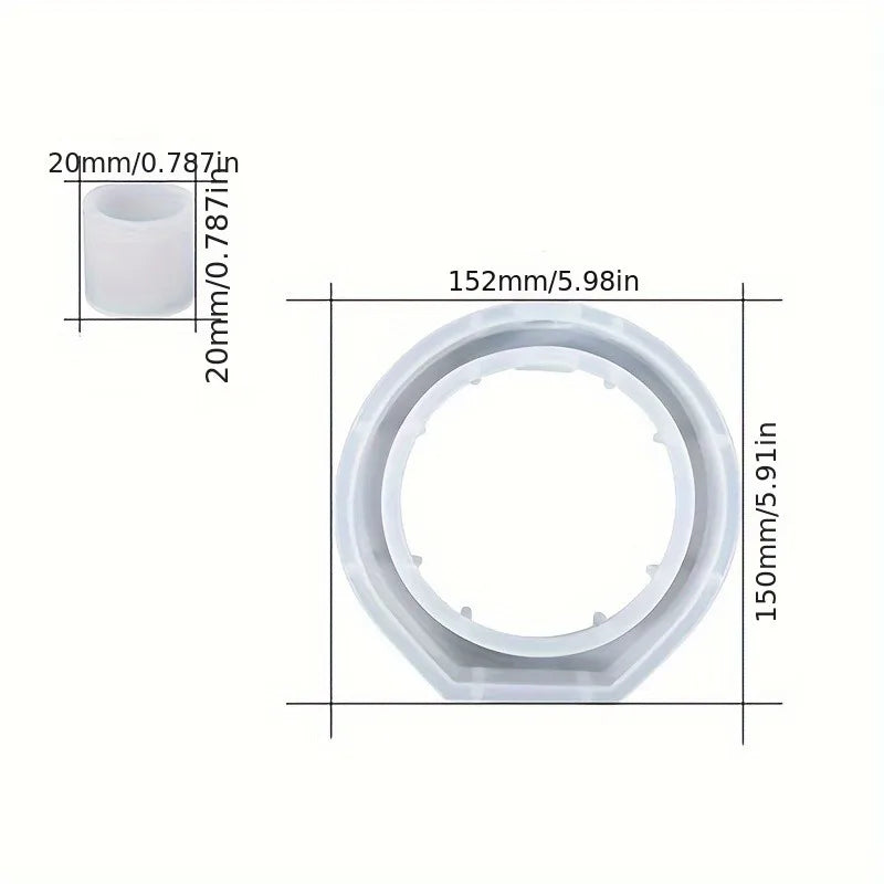 Arched Flower Pot Silicone Mold - DIY Planter & Vase Casting Mold