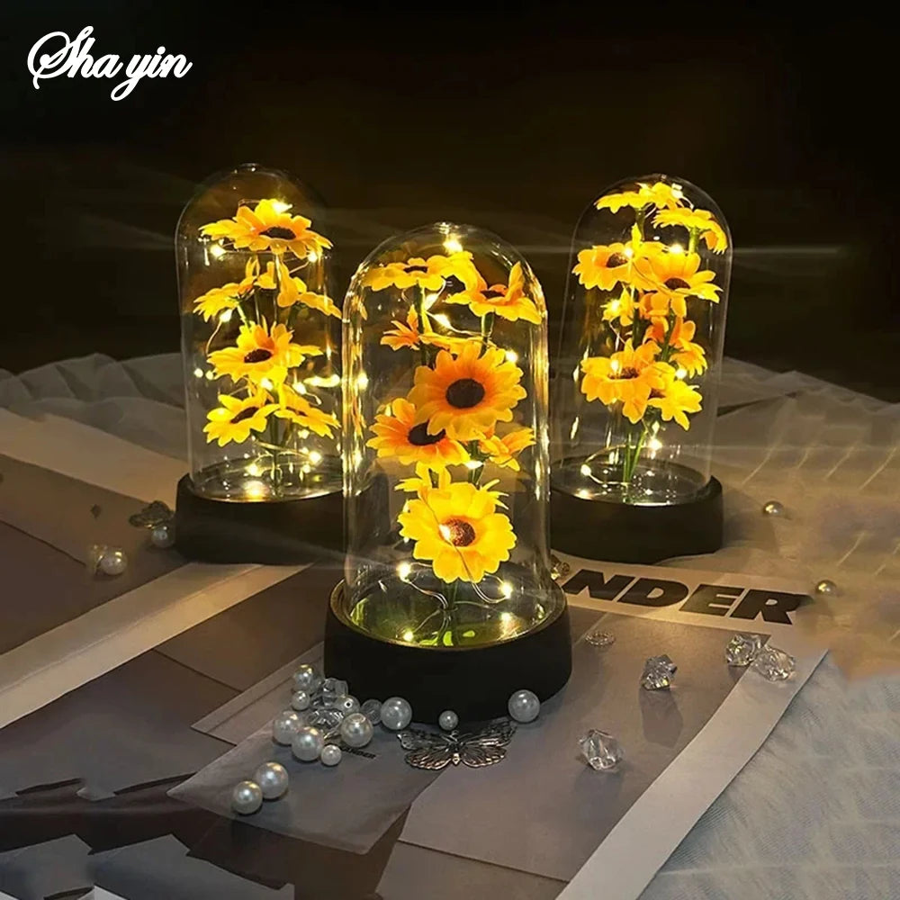 Eternal Sunflower Gift Set - Thoughtful Keepsake for Mother's Day, Graduation & Special Occasions
