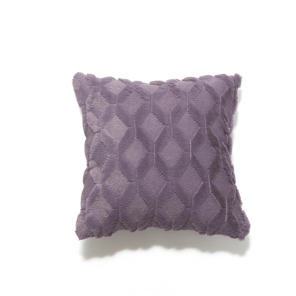 Plush Decorative Cushion Cover – Cozy Home Décor for Living Room & Bedroom