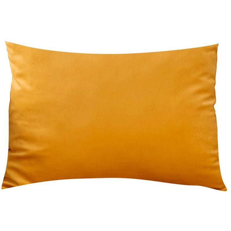 Luxury Velvet Cushion Cover - Elegant Rectangular Pillow Case for Sofa & Bedroom