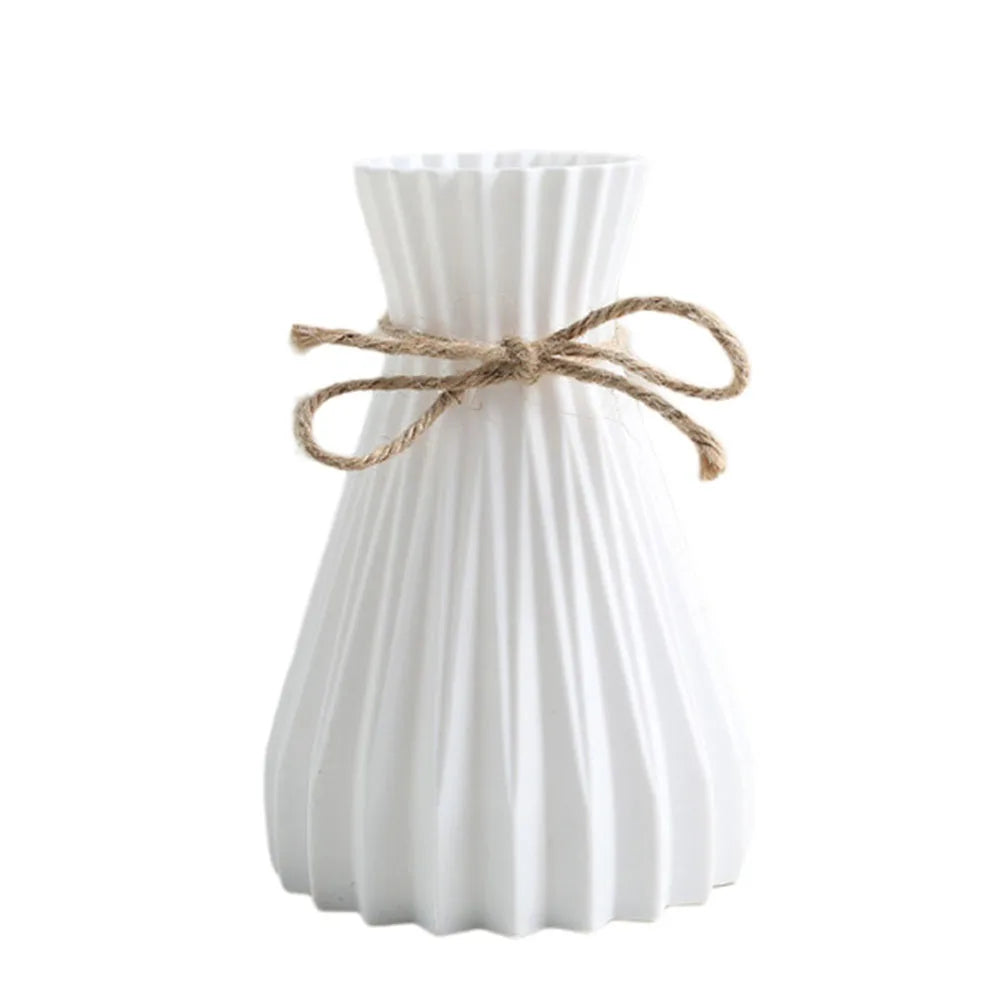 Sculptural Pleated Vase for Dried Flowers