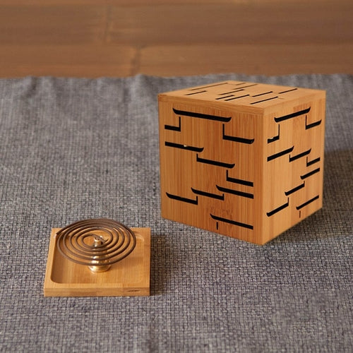 Handcrafted Bamboo Incense Burner – Traditional Chinese Style