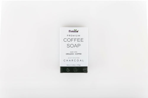 Handcrafted Activated Charcoal & Organic Coffee Soap – 3.65 oz